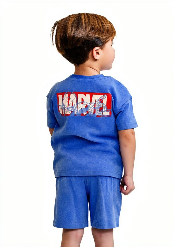 Marvel Spider-Man Boys Short Set Soft Graphic Tee Shorts-3