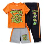 Nickelodeon TMNT Boys 3-Piece Set Polyester Elastic-0