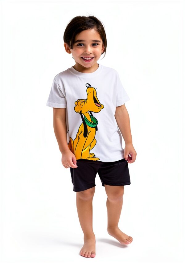 Disney Pluto Boys Short Sets Graphic Tee Shorts Toddler-1