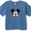 Disney Mickey Mouse Boys Short Set Terry Material Graphic-2