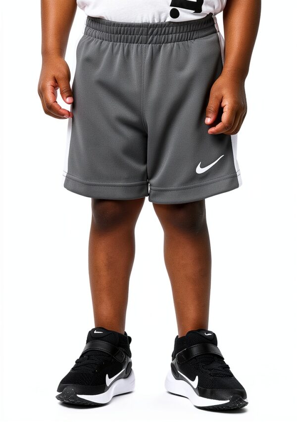 Kids Hooded Jacket Iron Grey University Red Sizes 2T-7-4