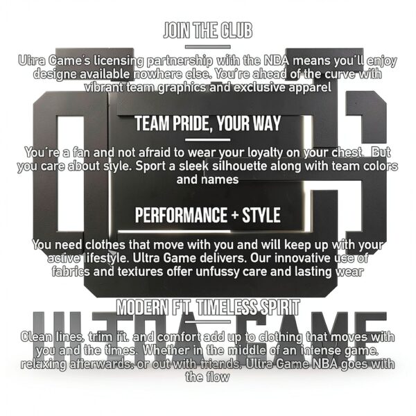 Ultra Game NBA Boys Short Set Cotton Polyester Blend-5