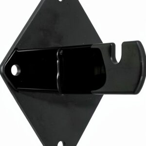 Dazzling Displays Black Gridwall Brackets Metal Wall Mount-0