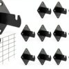 NAYDMHN Gridwall Hooks Chrome Metal Wall Mount Organizer-0