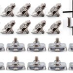 Gridwall Clips Rustark Stainless Steel Industrial Wall Mount-0