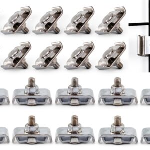 Gridwall Clips Rustark Stainless Steel Industrial Wall Mount-0