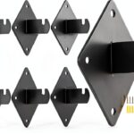 Alffun Grid Wall Mount Brackets Steel Retail Display-0